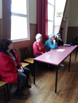 Bocciaa työväentalolla.